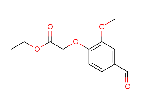 Molecular Structure of 51264-70-1 (4-FORMYL-2-METHOXY-PHENOXY-ACETIC ACID ETHYL ESTER)