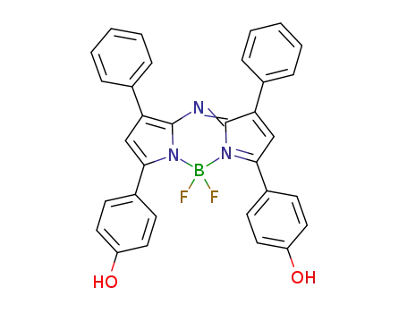 4,4'-(5,5-difluoro-1,9-diphenyl-5H-4l4,5l4-dipyrrolo[1,2-c:2',1'-f][1,3,5,2]triazaborinine-3,7-diyl)diphenol