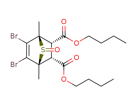 dibutyl 2,3-dibromo-1,4-dimethyl-7-thiabicyclo[2.2.1]hept-2-ene-5,6-dicarboxylate 7-oxide