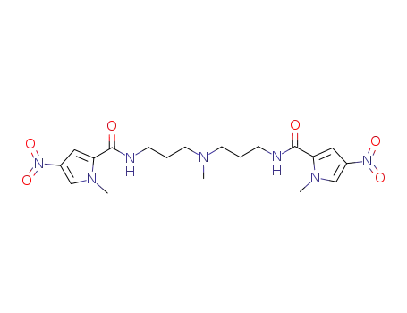 1-methyl-N-[3-[methyl-[3-[(1-methyl-4-nitro-pyrrole-2-carbonyl)amino]propyl]amino]propyl]-4-nitro-pyrrole-2-carboxamide