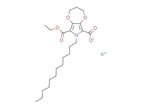 potassium N-dodecyl-5-(ethoxycarbonyl)-3,4-(propylene-1,3-dioxy)pyrrole-2-carboxylate