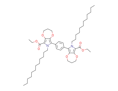 diethyl 5,5'-(1,4-phenylene)bis(N-dodecyl-3,4-(propylene-1,3-dioxy)pyrrole-2-carboxylate)