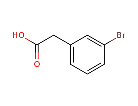Molecular Structure of 1878-67-7 (3-Bromophenylacetic acid)