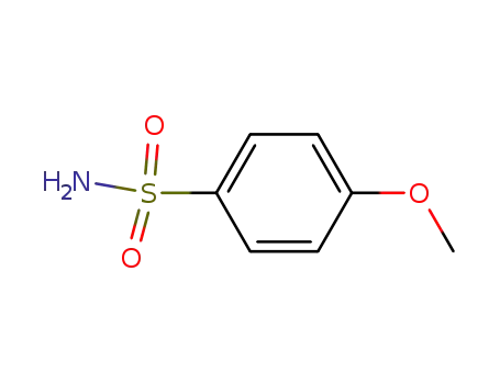 Molecular Structure of 1129-26-6 (4-METHOXYBENZENESULFONAMIDE)