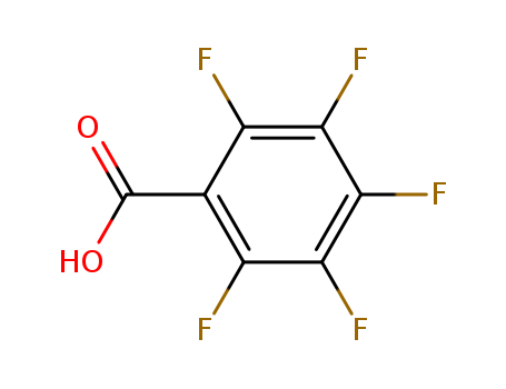 602-94-8,Pentafluorobenzoic acid,Perfluorobenzoic acid;2,3,4,5,6-Pentafluorobenzoic acid;2,3,4,5,6-pentafluorobenzoate;