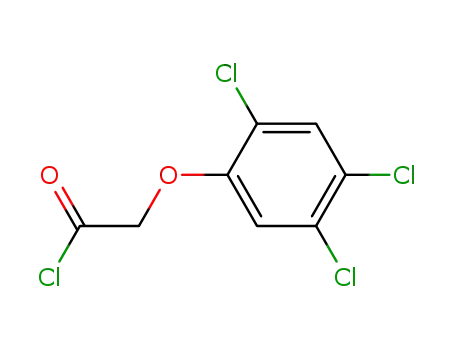 Molecular Structure of 777-08-2 ((2,4,5-trichlorophenoxy)acetyl chloride)