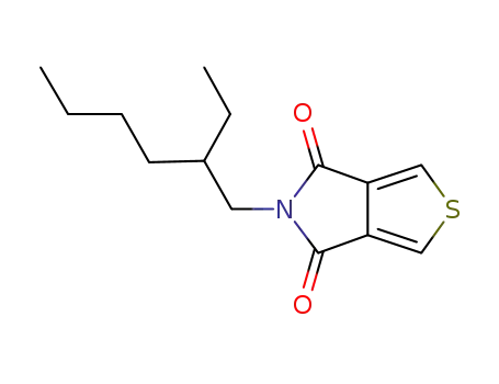 Molecular Structure of 1231160-82-9 (5-(2-Ethylhexyl)-4H-thieno[3,4-c]pyrrole-4,6(5H)-dione)