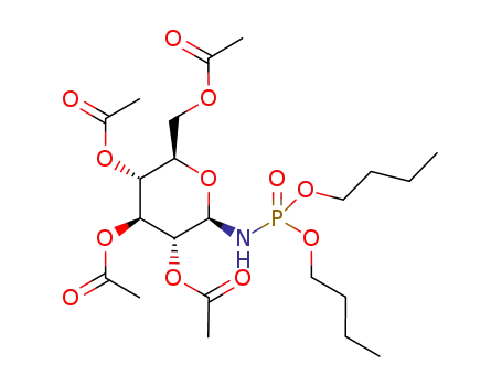 2,3,4,6-tetra-O-acetyl-β-D-glucopyranosyl dibutyl phosphoramidate
