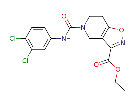 ethyl 5-(3,4-dichlorophenylcarbamoyl)-4,5,6,7-tetrahydroisoxazolo[4,5-c]pyridine-3-carboxylate