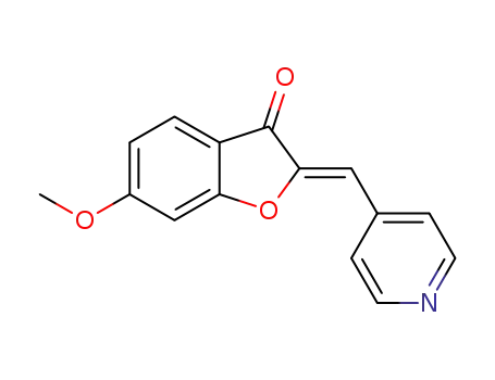 (Z)-6-methoxy-2-(pyridin-4-ylmethylene)benzofuran-3(2H)-one