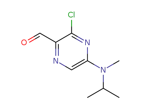3-chloro-5-[methyl(propan-2-yl)amino]pyrazine-2-carbaldehyde