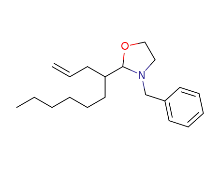 3-benzyl-2-(dec-1-en-4-yl)oxazolidine