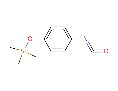 Molecular Structure of 42003-65-6 (Silane, (4-isocyanatophenoxy)trimethyl-)