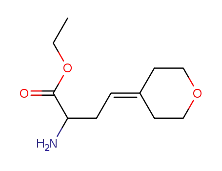 ethyl 2-amino-4-(tetrahydro-4H-pyran-4-ylidene)butanoate