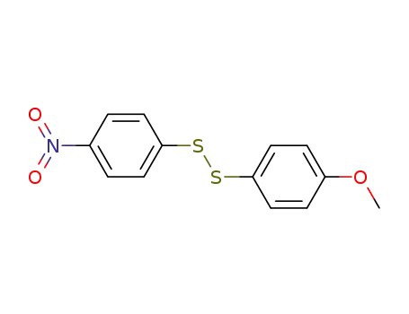 Molecular Structure of 20168-74-5 (Disulfide, 4-methoxyphenyl 4-nitrophenyl)