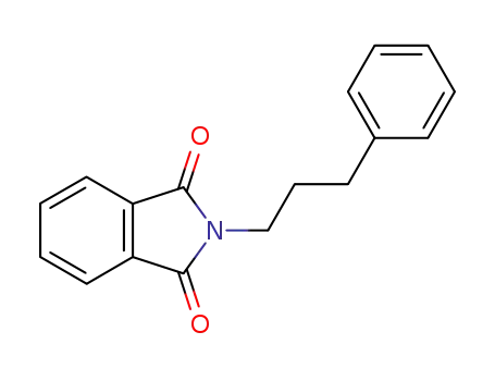 Molecular Structure of 54981-86-1 (1H-Isoindole-1,3(2H)-dione, 2-(3-phenylpropyl)-)