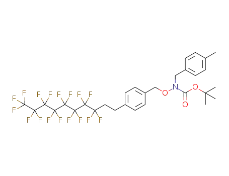tert-butyl (4-methylbenzyl)(4-(2-perfluoroctylethyl)benzyloxy)carbamate