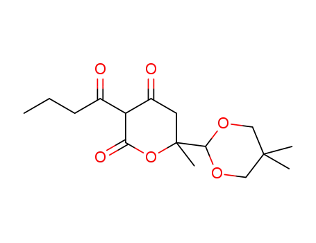 3-butyryl-6-(5,5-dimethyl-1,3-dioxan-2-yl)-6-methyldihydro-2H-pyran-2,4(3H)-dione