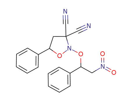 2-(2-nitro-1-phenylethoxy)-5-phenyltetrahydro-1,2-oxazole-3,3-dicarbonitrile