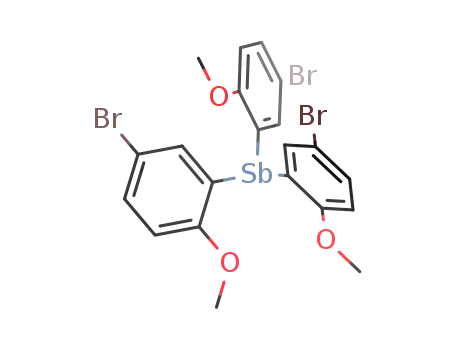 tris(2-methoxy-5-bromophenyl)antimony
