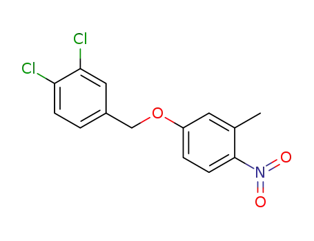 1,2-dichloro-4-[(3-methyl-4-nitrophenoxy)methyl]benzene