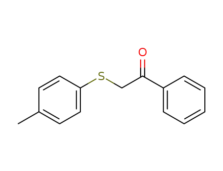 Molecular Structure of 33046-45-6 (Ethanone, 2-[(4-methylphenyl)thio]-1-phenyl-)