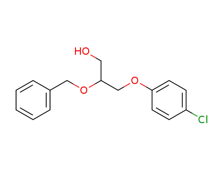 Molecular Structure of 62067-19-0 (1-Propanol, 3-(4-chlorophenoxy)-2-(phenylmethoxy)-)