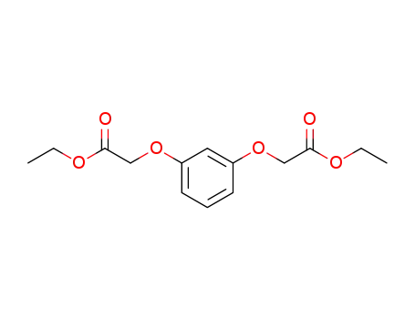 Molecular Structure of 66644-04-0 (Acetic acid, 2,2'-[1,3-phenylenebis(oxy)]bis-, diethyl ester)
