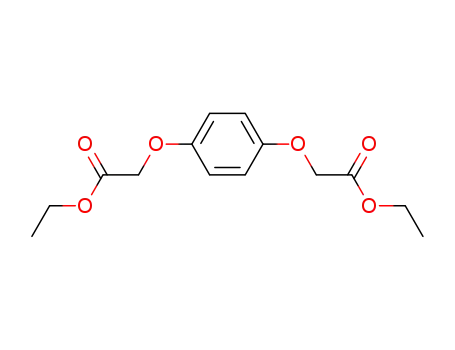 Molecular Structure of 5897-78-9 (Acetic acid, 2,2'-[1,4-phenylenebis(oxy)]bis-, diethyl ester)