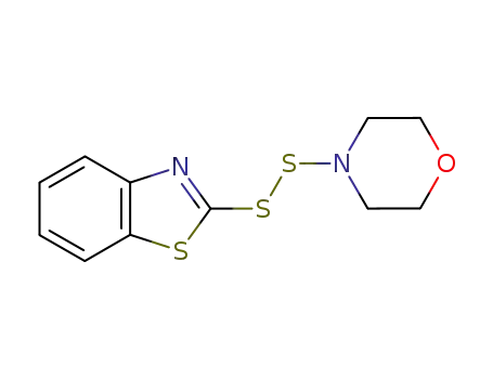 Molecular Structure of 95-32-9 (4-(2-BENZOTHIAZOLYLDITHIO)MORPHOLINE)