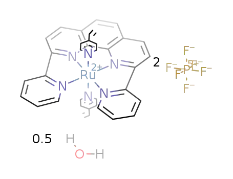 trans-[Ru(II)(2,9-di(pyrid-2'-yl)-1,10-phenanthroline)(4-vinylpyridine)2](PF6)2*0.5H2O