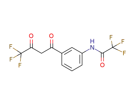 2,2,2-trifluoro-N-(3-(4,4,4-trifluoro-3-oxobutanoyl)phenyl)acetamide