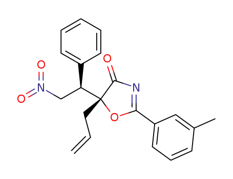 (5R)-5-allyl-5-((R)-2-nitro-1-phenylethyl)-2-(m-tolyl)oxazol-4(5H)-one