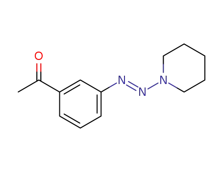 (E)-1-(3-(piperidin-1-yldiazenyl)phenyl)ethanone