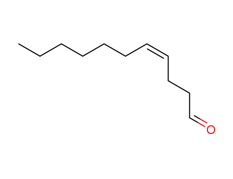 Molecular Structure of 68820-32-6 (4-Undecenal, (Z)-)