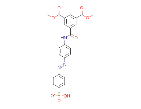 4-((4-(3,5-bis(methoxycarbonyl)benzamido)phenyl)diazenyl)benzenesulfonic acid