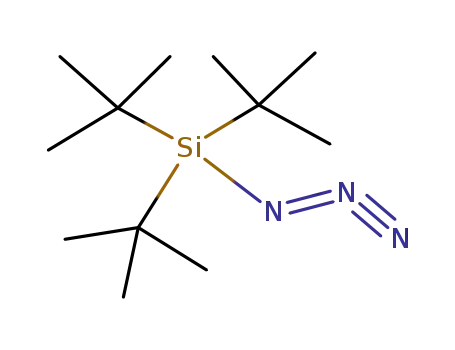 Molecular Structure of 69322-38-9 (Silane, azidotris(1,1-dimethylethyl)-)