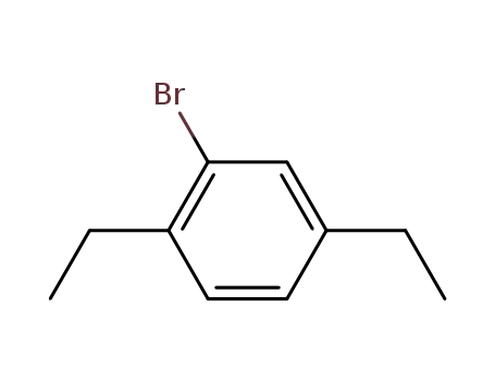 Molecular Structure of 52076-43-4 (Benzene, 2-bromo-1,4-diethyl-)