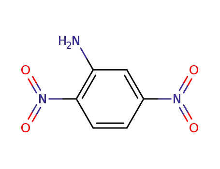 Molecular Structure of 619-18-1 (2,5-Dinitroaniline)