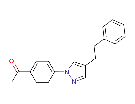 1-(4-(4-phenethyl-1H-pyrazol-1-yl)phenyl)ethanone
