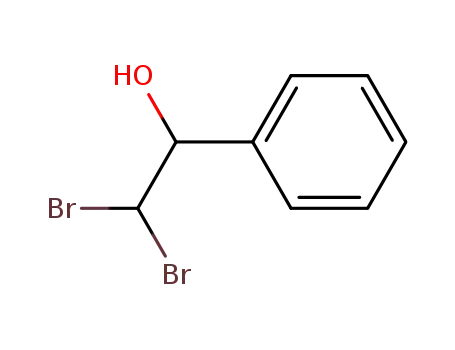 Molecular Structure of 2612-41-1 (Benzenemethanol, a-(dibromomethyl)-)