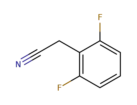 Molecular Structure of 654-01-3 (2,6-DIFLUOROPHENYLACETONITRILE)