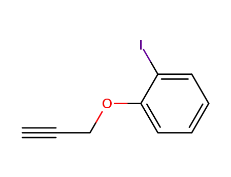 Molecular Structure of 41876-99-7 (Benzene, 1-iodo-2-(2-propynyloxy)-)