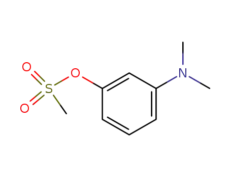 Molecular Structure of 91240-40-3 (Phenol, 3-(dimethylamino)-, methanesulfonate (ester))