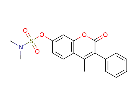 4-methyl-2-oxo-3-phenyl-2H-chromen-7-yl dimethylsulfamate