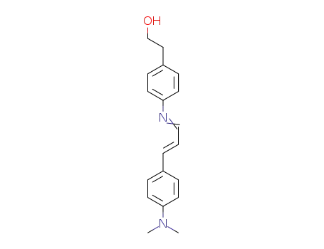 4-[(2E)-3-(4-dimethylaminophenyl)allylideneamino]phenethyl alcohol