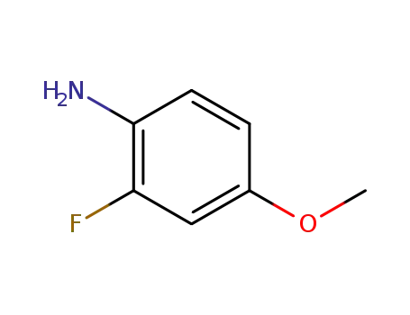 Molecular Structure of 458-52-6 (2-FLUORO-4-METHOXYANILINE)