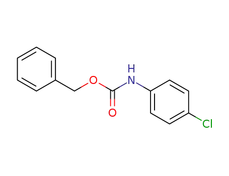 Molecular Structure of 6622-16-8 (Carbamic acid, (4-chlorophenyl)-, phenylmethyl ester (9CI))