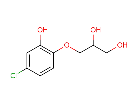 3-(4-chloro-2-hydroxyphenoxy)propane-1,2-diol