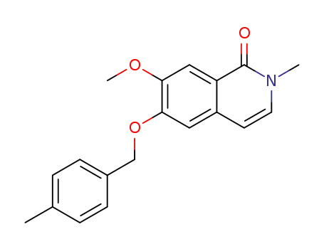 7-methoxy-2-methyl-6-(4-methylbenzyloxy)-isoquinolin-1(2H)-one